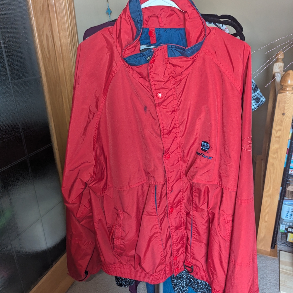 💙Sierra Sport Napa Red Windbreaker Jacket Uni XXXL